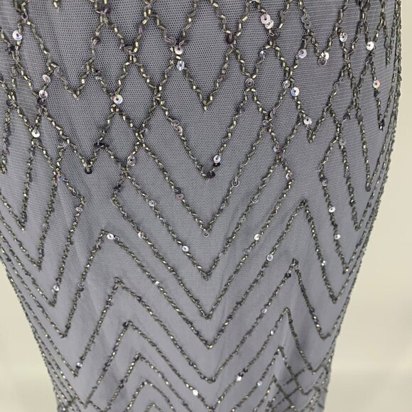 Anthropolgie x BHLDN Blaise Dress Hydrangea Beaded Maxi Sleeveless Dress Size US - Picture 9 of 13